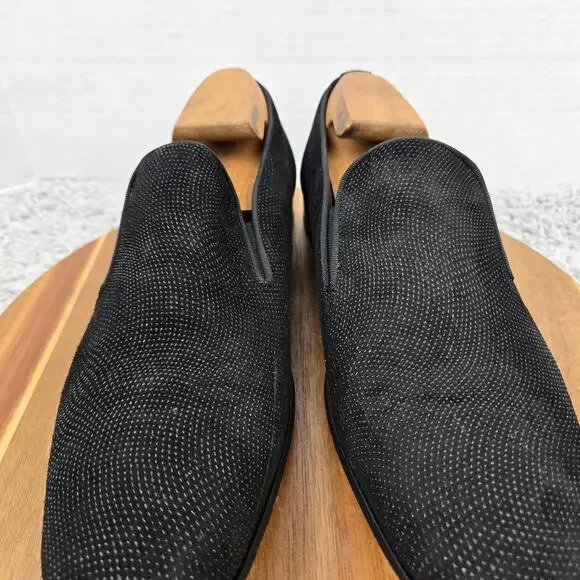 Mezlan Crespi Beaded Black Business Casual Daily Slip On Custom Loafer Mens 11.5